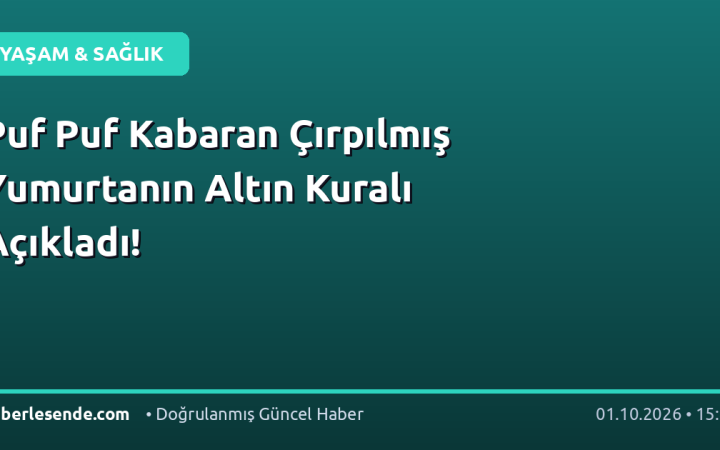 Puf Puf Kabaran Çırpılmış Yumurtanın Altın Kuralı Açıkladı!