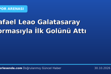 Rafael Leao Galatasaray Formasıyla İlk Golünü Attı