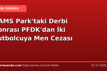 RAMS Park'taki Derbi Sonrası PFDK'dan İki Futbolcuya Men Cezası