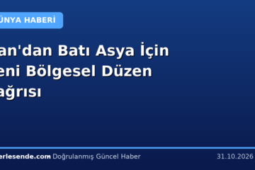 İran'dan Batı Asya İçin Yeni Bölgesel Düzen Çağrısı