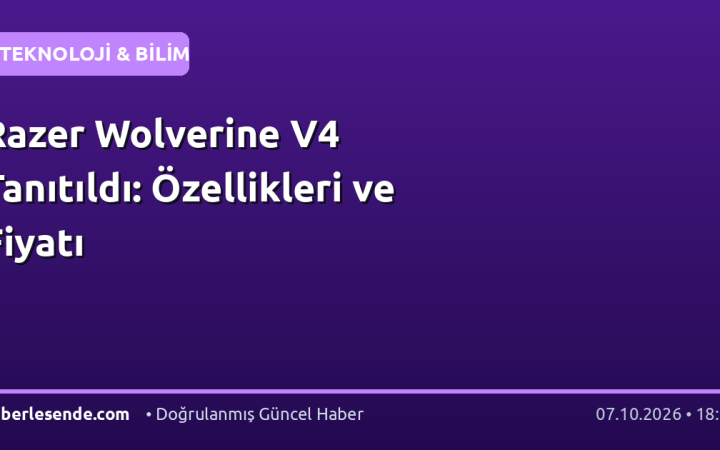 Razer Wolverine V4 Tanıtıldı: Özellikleri ve Fiyatı