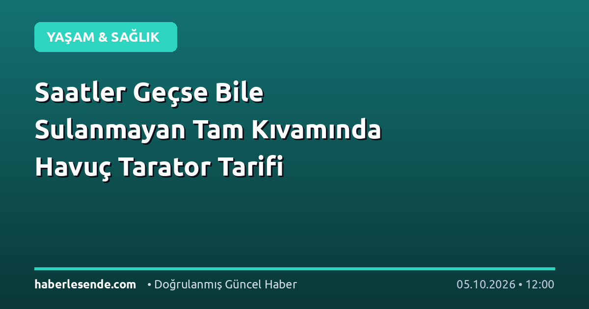 Saatler Geçse Bile Sulanmayan Tam Kıvamında Havuç Tarator Tarifi