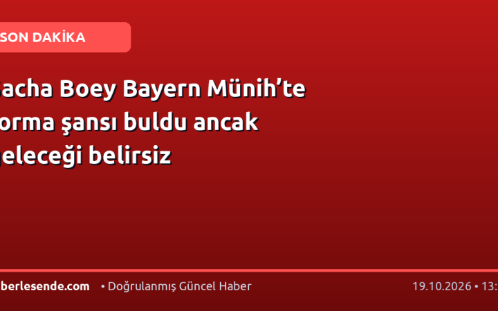 Sacha Boey Bayern Münih’te forma şansı buldu ancak geleceği belirsiz