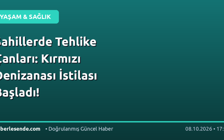 Sahillerde Tehlike Çanları: Kırmızı Denizanası İstilası Başladı!