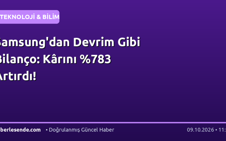 Samsung'dan Devrim Gibi Bilanço: Kârını 3 Artırdı!