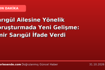 Sarıgül Ailesine Yönelik Soruşturmada Yeni Gelişme: Emir Sarıgül İfade Verdi