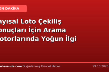 Sayısal Loto Çekiliş Sonuçları İçin Arama Motorlarında Yoğun İlgi