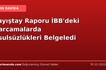 Sayıştay Raporu İBB'deki Harcamalarda Usulsüzlükleri Belgeledi