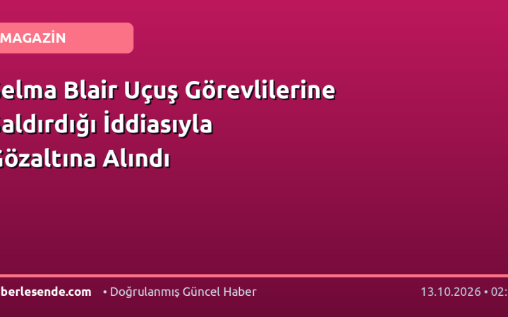 Selma Blair Uçuş Görevlilerine Saldırdığı İddiasıyla Gözaltına Alındı