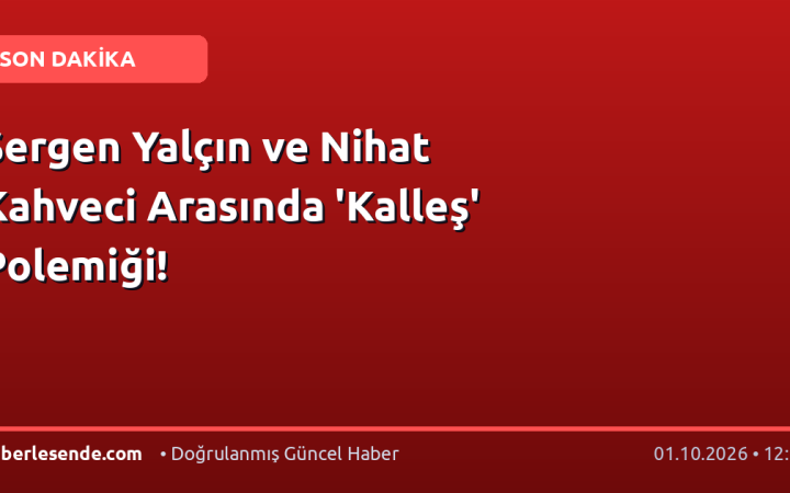 Sergen Yalçın ve Nihat Kahveci Arasında 'Kalleş' Polemiği!
