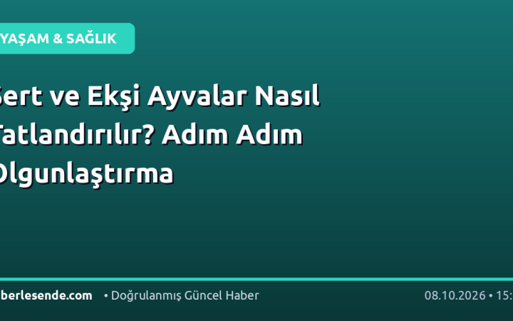 Sert ve Ekşi Ayvalar Nasıl Tatlandırılır? Adım Adım Olgunlaştırma