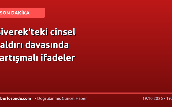 Siverek'teki cinsel saldırı davasında tartışmalı ifadeler