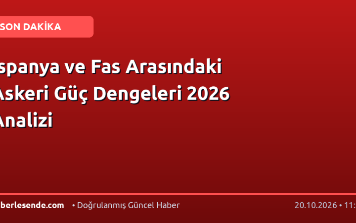 İspanya ve Fas Arasındaki Askeri Güç Dengeleri 2026 Analizi