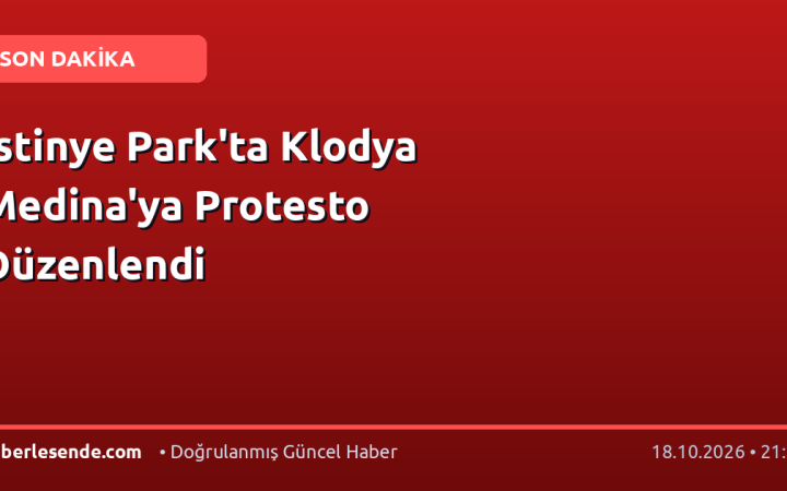 İstinye Park'ta Klodya Medina'ya Protesto Düzenlendi