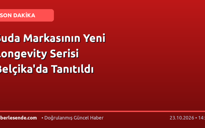 Suda Markasının Yeni Longevity Serisi Belçika'da Tanıtıldı