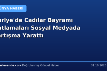 Suriye'de Cadılar Bayramı Kutlamaları Sosyal Medyada Tartışma Yarattı