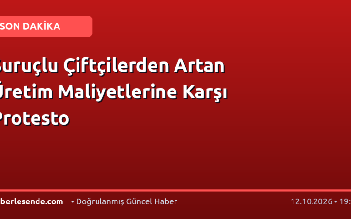 Suruçlu Çiftçilerden Artan Üretim Maliyetlerine Karşı Protesto