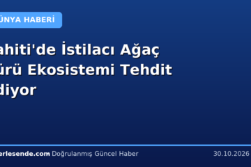 Tahiti'de İstilacı Ağaç Türü Ekosistemi Tehdit Ediyor