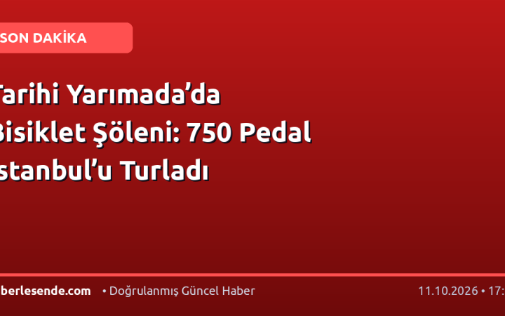 Tarihi Yarımada’da Bisiklet Şöleni: 750 Pedal İstanbul’u Turladı