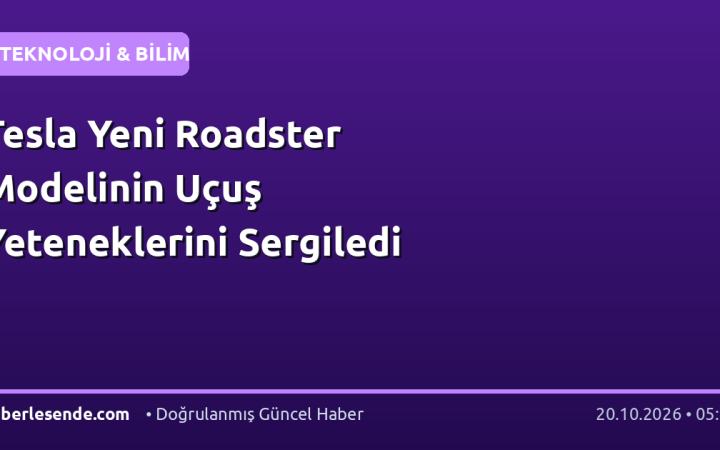Tesla Yeni Roadster Modelinin Uçuş Yeteneklerini Sergiledi