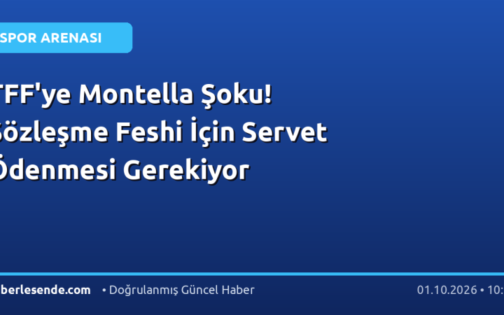 TFF'ye Montella Şoku! Sözleşme Feshi İçin Servet Ödenmesi Gerekiyor