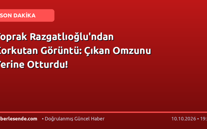 Toprak Razgatlıoğlu'ndan Korkutan Görüntü: Çıkan Omzunu Yerine Otturdu!