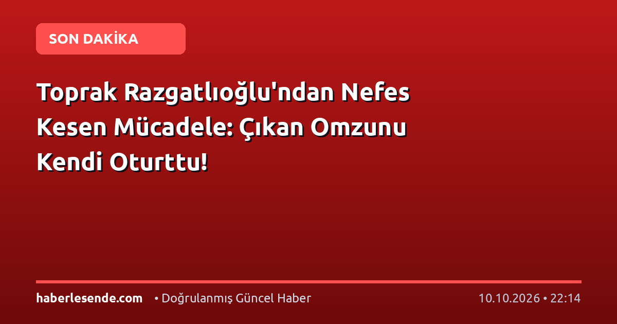 Toprak Razgatlıoğlu'ndan Nefes Kesen Mücadele: Çıkan Omzunu Kendi Oturttu!