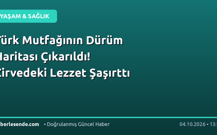 Türk Mutfağının Dürüm Haritası Çıkarıldı! Zirvedeki Lezzet Şaşırttı