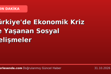 Türkiye'de Ekonomik Kriz ve Yaşanan Sosyal Gelişmeler