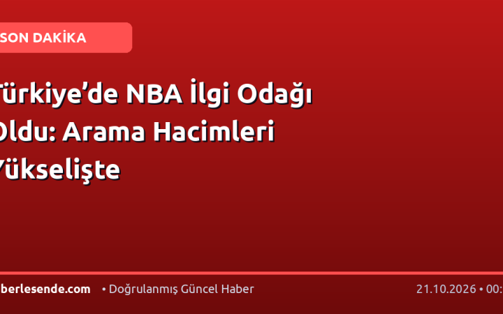 Türkiye’de NBA İlgi Odağı Oldu: Arama Hacimleri Yükselişte