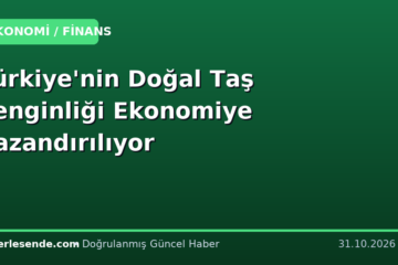 Türkiye'nin Doğal Taş Zenginliği Ekonomiye Kazandırılıyor