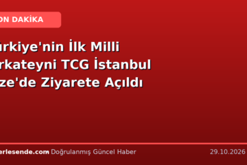 Türkiye'nin İlk Milli Fırkateyni TCG İstanbul Rize'de Ziyarete Açıldı