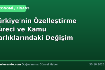 Türkiye'nin Özelleştirme Süreci ve Kamu Varlıklarındaki Değişim