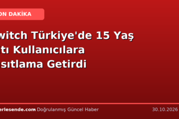 Twitch Türkiye'de 15 Yaş Altı Kullanıcılara Kısıtlama Getirdi
