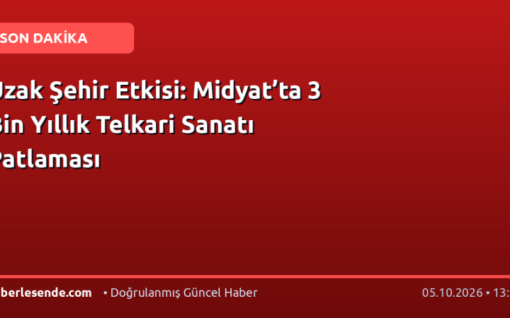 Uzak Şehir Etkisi: Midyat’ta 3 Bin Yıllık Telkari Sanatı Patlaması