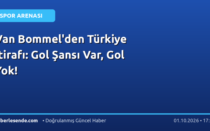 Van Bommel'den Türkiye İtirafı: Gol Şansı Var, Gol Yok!
