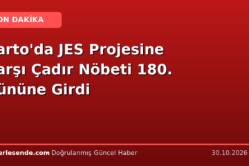 Varto'da JES Projesine Karşı Çadır Nöbeti 180. Gününe Girdi