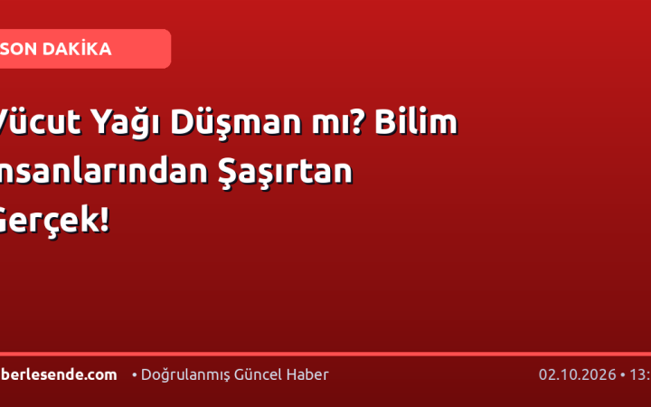 Vücut Yağı Düşman mı? Bilim İnsanlarından Şaşırtan Gerçek!