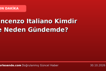 Vincenzo Italiano Kimdir ve Neden Gündemde?