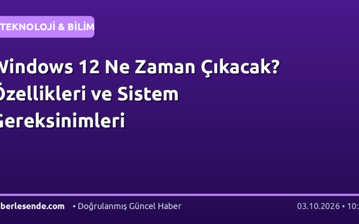 Windows 12 Ne Zaman Çıkacak? Özellikleri ve Sistem Gereksinimleri