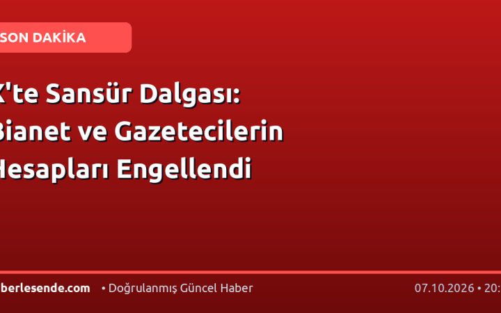 X'te Sansür Dalgası: Bianet ve Gazetecilerin Hesapları Engellendi