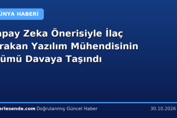 Yapay Zeka Önerisiyle İlaç Bırakan Yazılım Mühendisinin Ölümü Davaya Taşındı