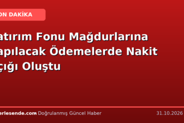 Yatırım Fonu Mağdurlarına Yapılacak Ödemelerde Nakit Açığı Oluştu
