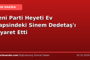 Yeni Parti Heyeti Ev Hapsindeki Sinem Dedetaş'ı Ziyaret Etti