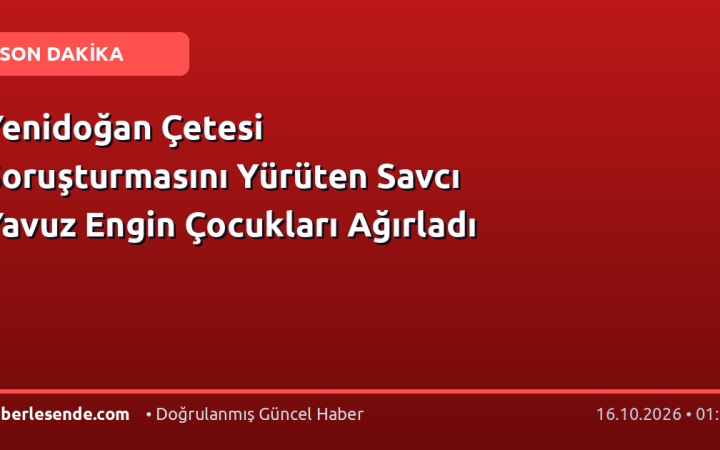 Yenidoğan Çetesi Soruşturmasını Yürüten Savcı Yavuz Engin Çocukları Ağırladı