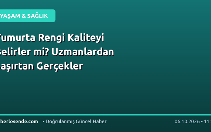 Yumurta Rengi Kaliteyi Belirler mi? Uzmanlardan Şaşırtan Gerçekler
