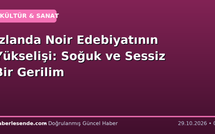 İzlanda Noir Edebiyatının Yükselişi: Soğuk ve Sessiz Bir Gerilim
