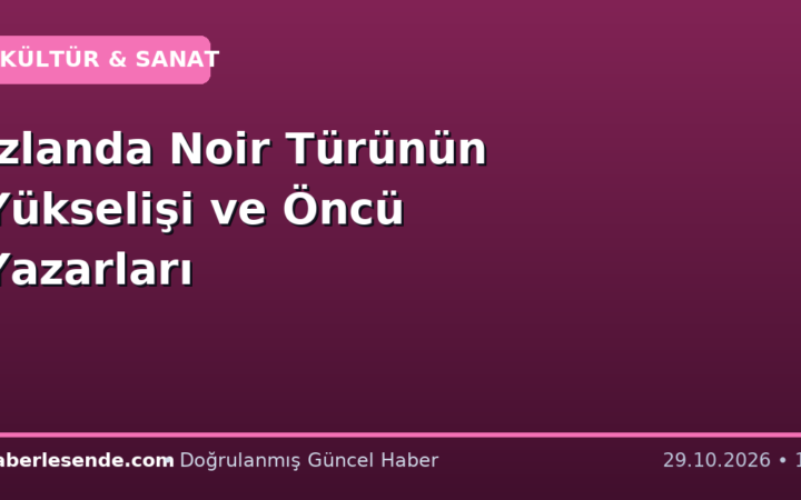 İzlanda Noir Türünün Yükselişi ve Öncü Yazarları