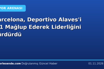Barcelona, Deportivo Alaves'i 6-1 Mağlup Ederek Liderliğini Sürdürdü