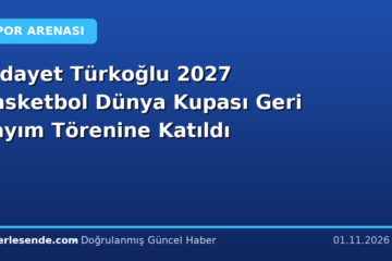 Hidayet Türkoğlu 2027 Basketbol Dünya Kupası Geri Sayım Törenine Katıldı